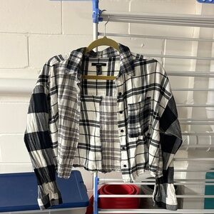 Forever 21 Monochrome Plaid Shirt